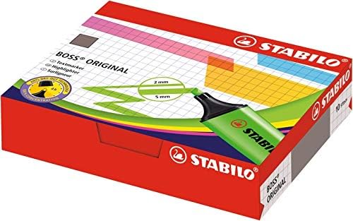 Highlighter - STABILO BOSS ORIGINAL Box of 10 Orange