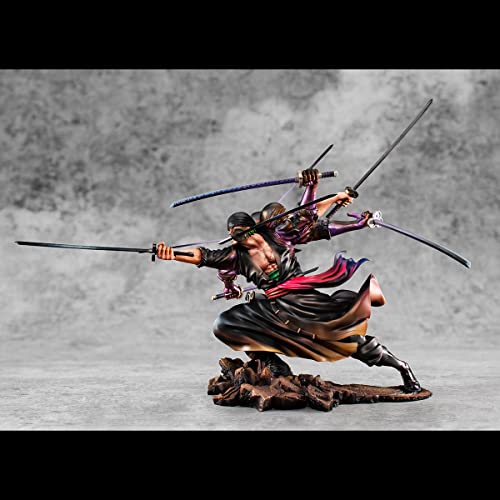 Megahouse ONE PIECE WA-MAX - Roronoa Zoro Demon Spirit Kyuutouryuu Asura Statue (C-MGH71629)