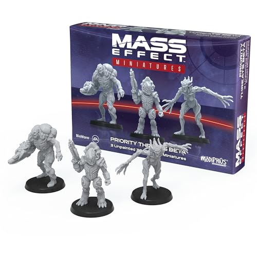 Modiphius Mass Effect Priority Threats Beta Resin Miniatures Set (MUH094203)