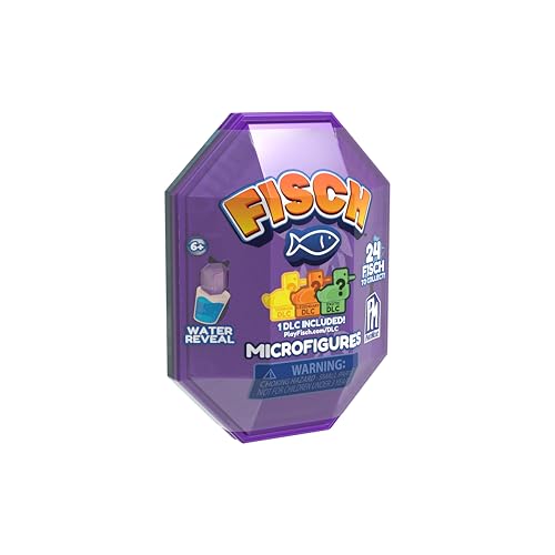 PhatMojo Fisch Microfigure 1-Pack Series 1 | Surprise Water Reveal | Collectible Plastic Figure 2
