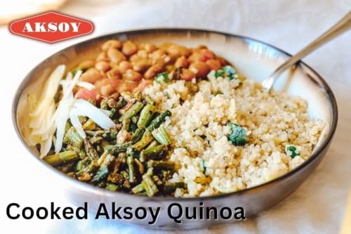 Aksoy White Quinoa 1.25KG - Whole Grain, Ready-to-Cook, Non-GMO, Plant-Based Protein