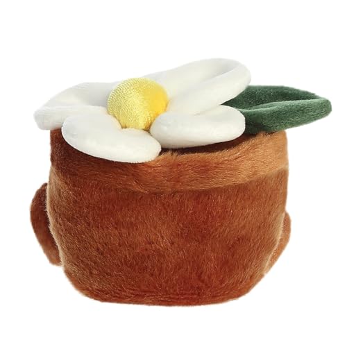 Aurora Palm Pals Junie Daisy 5In Soft Toy - Brown & White Plush for Babies & Kids 8
