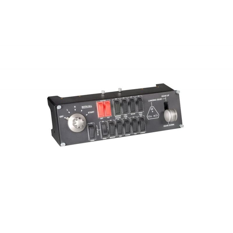 Logitech G Pro Flight Switch Panel - USB Flight Controls for PC