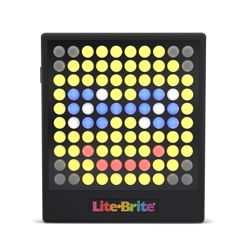 Lite Brite Basic Fun LED Light Up Drawing Board - 7 Colors, 5 Animations | Ages 6+ 3