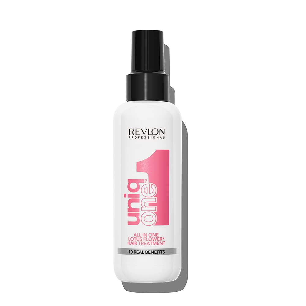 REVLON PROFESSIONAL UniqOne Lotus Flower Hair Treatment - 10 Benefits in 1 | Leave-in | 150g