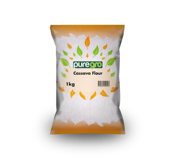 Puregro Cassava Flour - Grounded Manioc/Yuca Root | 1kg Pack