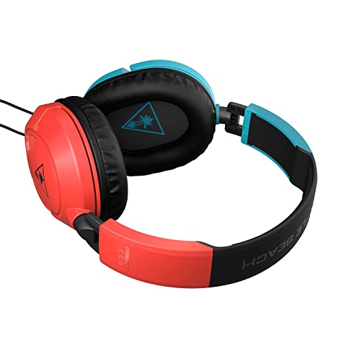 Turtle Beach Recon 50 Red/Blue Gaming Headset for Nintendo Switch, Xbox, PS4, PS5, PC & Mobile 10