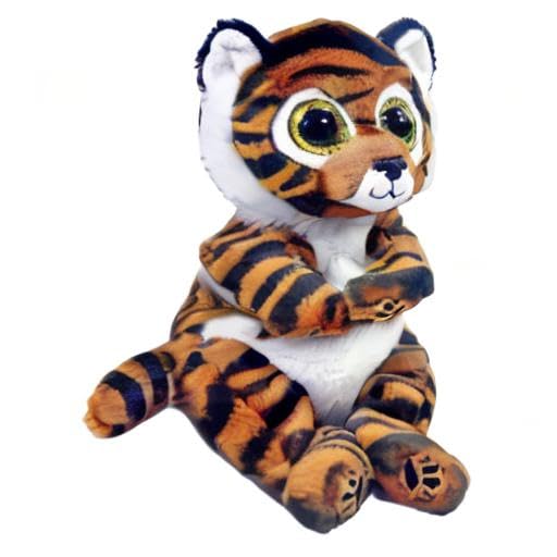 TY Beanie Babies Tiger Clawdia Stuffed Animal - 15 cm, Brown