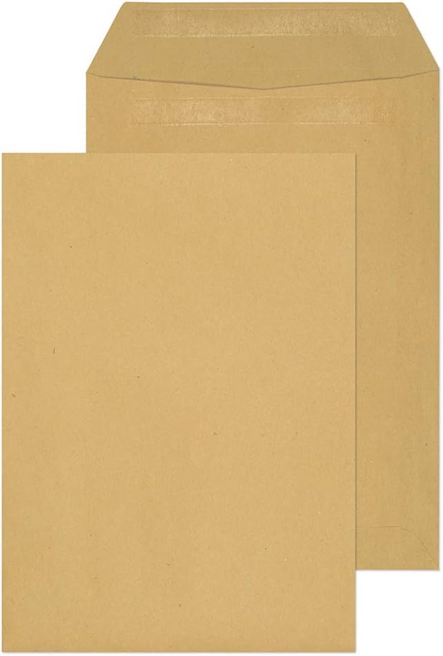 Blake Purely Everyday Envelopes - C5 (229 x 162 mm) Self Seal, Manilla, Pack of 50