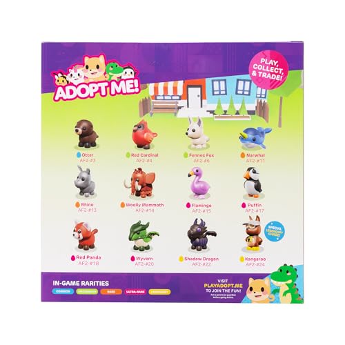 Adopt Me! 12 Pack Mystery Pets - Series 1 Figures | Includes 4 Virtual Item Codes | Ages 3+ 10