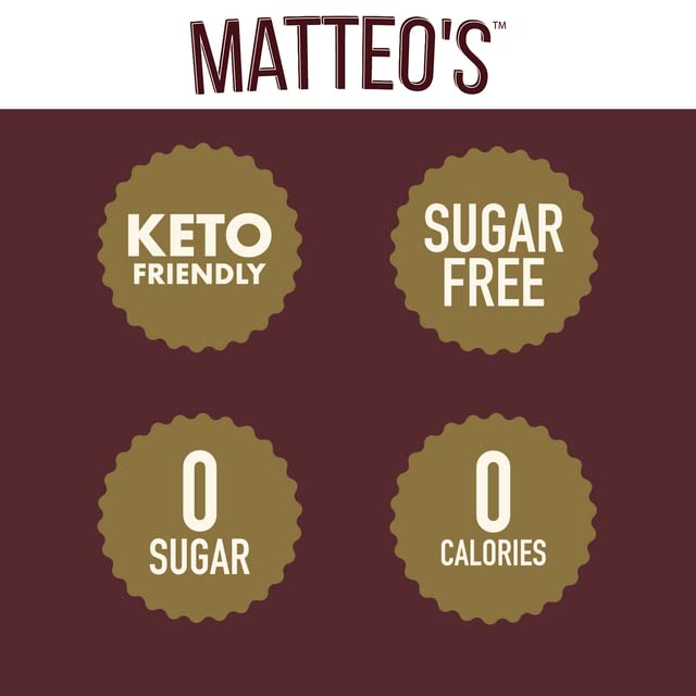 Matteo's Sugar Free Vanilla Coffee Flavoring Syrup | 0 Calorie, Keto Friendly | 750 ml 6