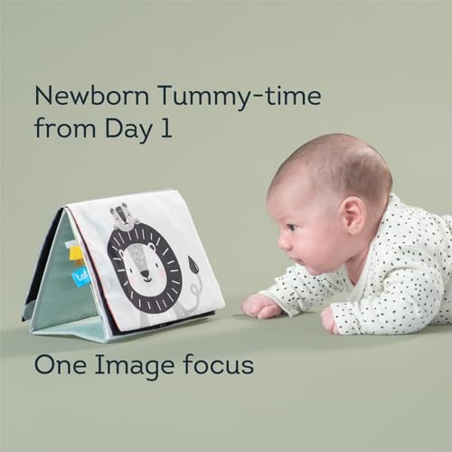 Taf Toys Savannah Tummy Time Book - Double-Sided Sensory Play for Newborns & Babies (0-3 Months+) 7