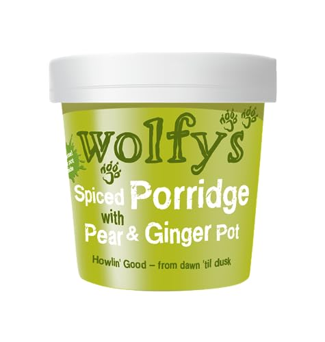 Wolfy's Spiced Porridge with Pear and Ginger Jam - Cereal & Porridge (92 g, Pack of 6) 3