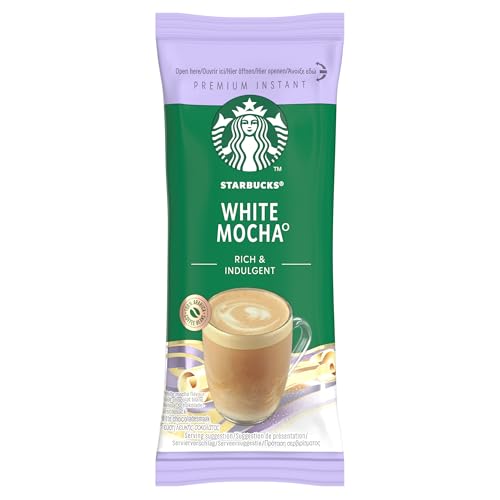 STARBUCKS White Chocolate Mocha Premium Mix Instant Coffee (12 x 5 Sachets)