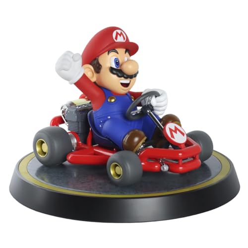 First4Figures Mario Kart Mario PVC Figurine Statuette (MARIO KART - Mario - Statuette Standard)