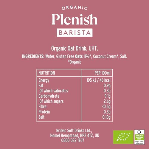 Plenish Organic Oat Barista 1L