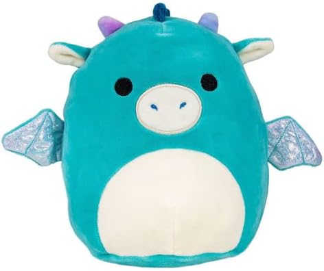 Squishmallows 7" Soft Toy - Tatiana the Dragon | Green or Red Plush Stuffed Animal | Cute Collectible Dragon Toy