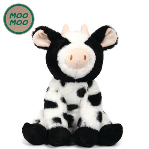 Lesser & Pavey RPET Pals Moo Moo Sitting Cow Teddy Bear for Kids 3
