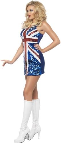 Smiffys Rule Britannia Costume - Women's Size 12-14 (25001S)