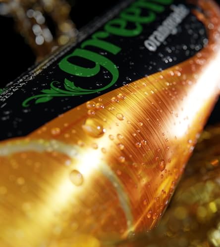 Green Cola - Green Orangeade Sparkling Soft Drink (4 x 330ml)