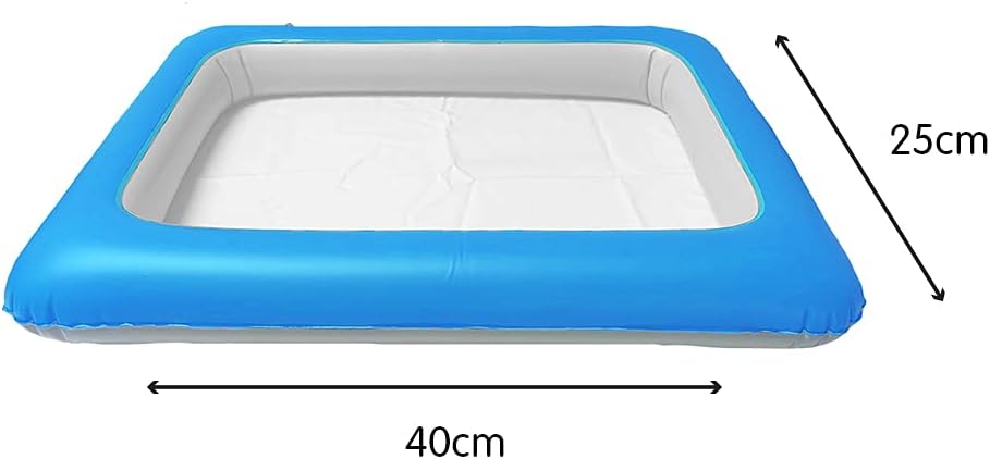 Zimpli Kids Inflatable Play Tray - Spacious Sensory Activity Table for Kids 3+ 2