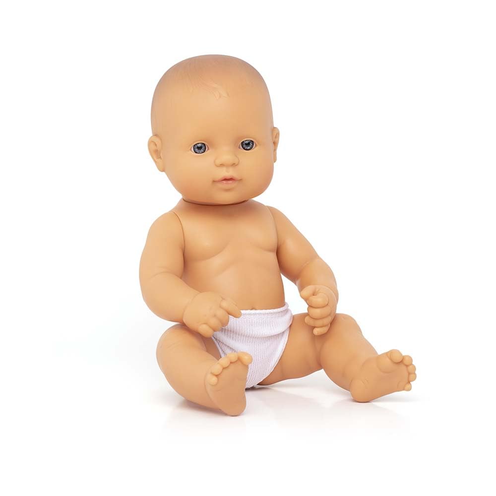Miniland Baby Doll European Girl 32cm Soft Vinyl Anatomically Correct Scented
