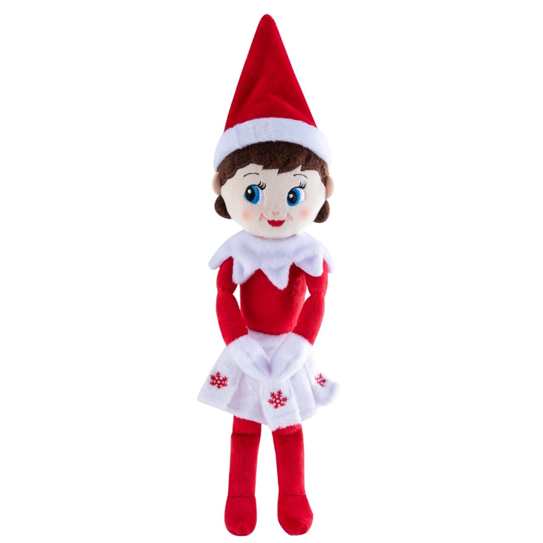Elf on the Shelf Plushee Pal Snuggler - 12-inch Cuddly Plush Girl Elf 1