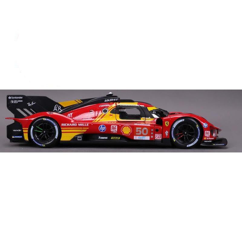 Bburago Ferrari 499P Le Mans Hypercar #50 (2024) Diecast Model - 1:24 Scale