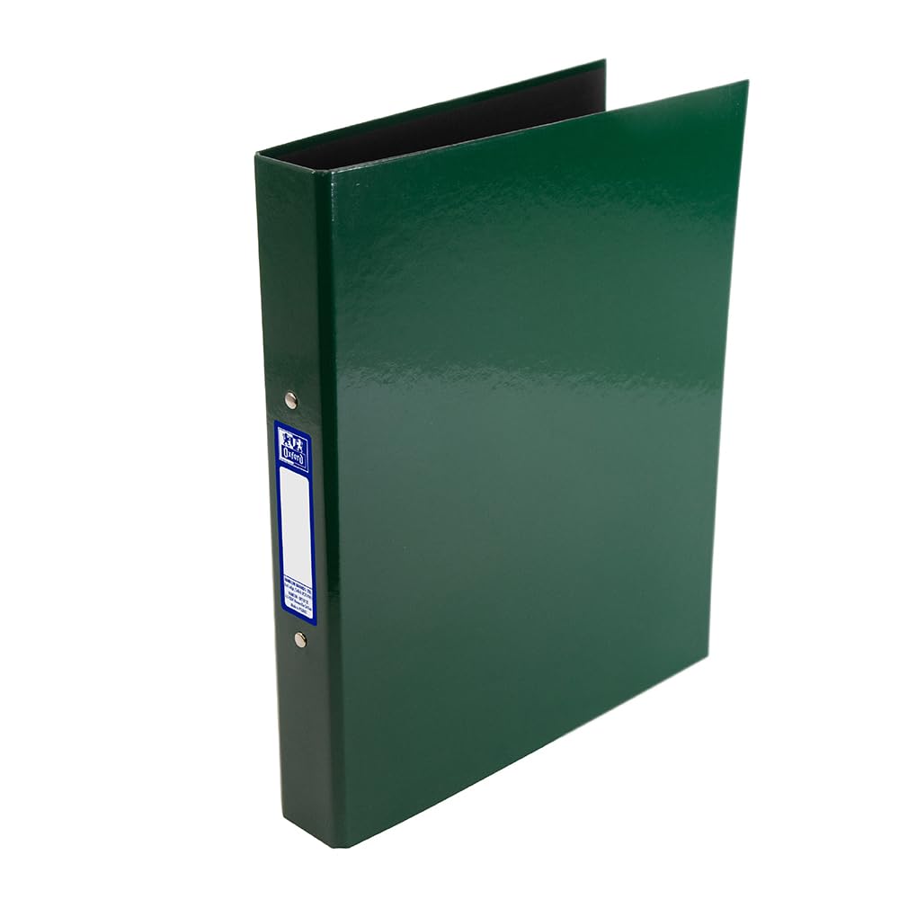 Oxford Premium A4 Ring Binder, Dark Green Single Folder, 25mm Capacity, Lam