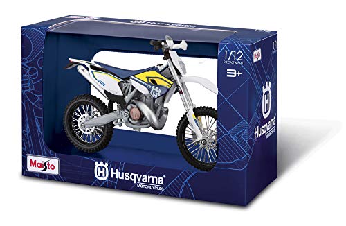 Maisto Husqvarna FE501 Motorbike - 1:12 Scale Die-Cast Model - Yellow 2