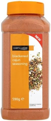 Chef's Larder Blackened Cajun Seasoning 590g | Bold & Spicy Seasoning Blend for Chicken, Steak, Salmon & More