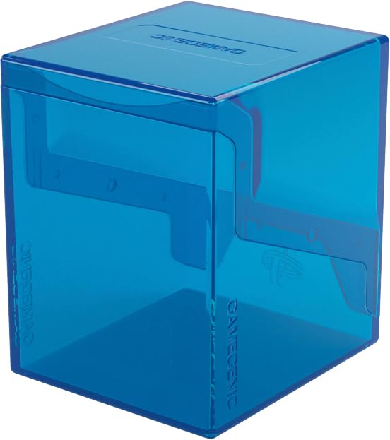 Gamegenic Bastion 100+ XL Deck Box - Blue | Holds 100+ Double-Sleeved Cards | Lockable 6
