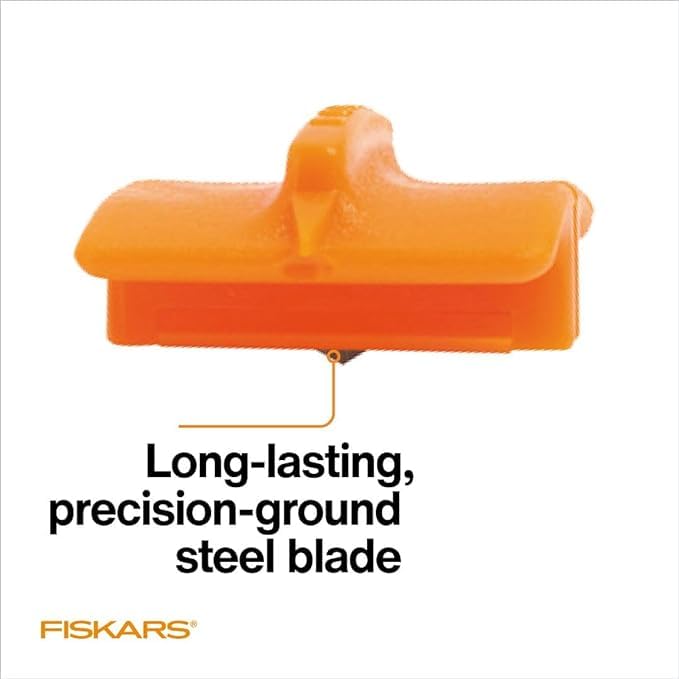 Fiskars Spare Trimmer Blades - Straight Cutting, 2 Pieces | Stainless Steel | Orange 4