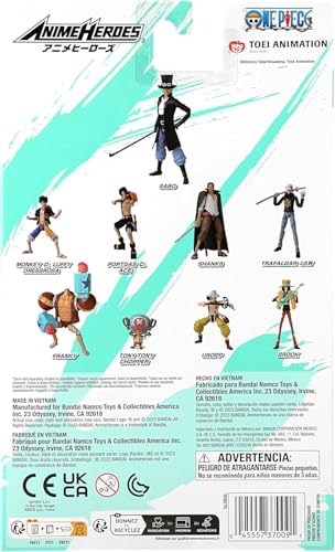 BANDAI Anime Heroes One Piece Sabo Action Figure | 17cm Articulated Figure with Accessories 10