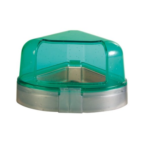 TRIXIE Corner Toilet with Roof - Easy Clean Plastic | 14 x 8 x 11 cm | Orange