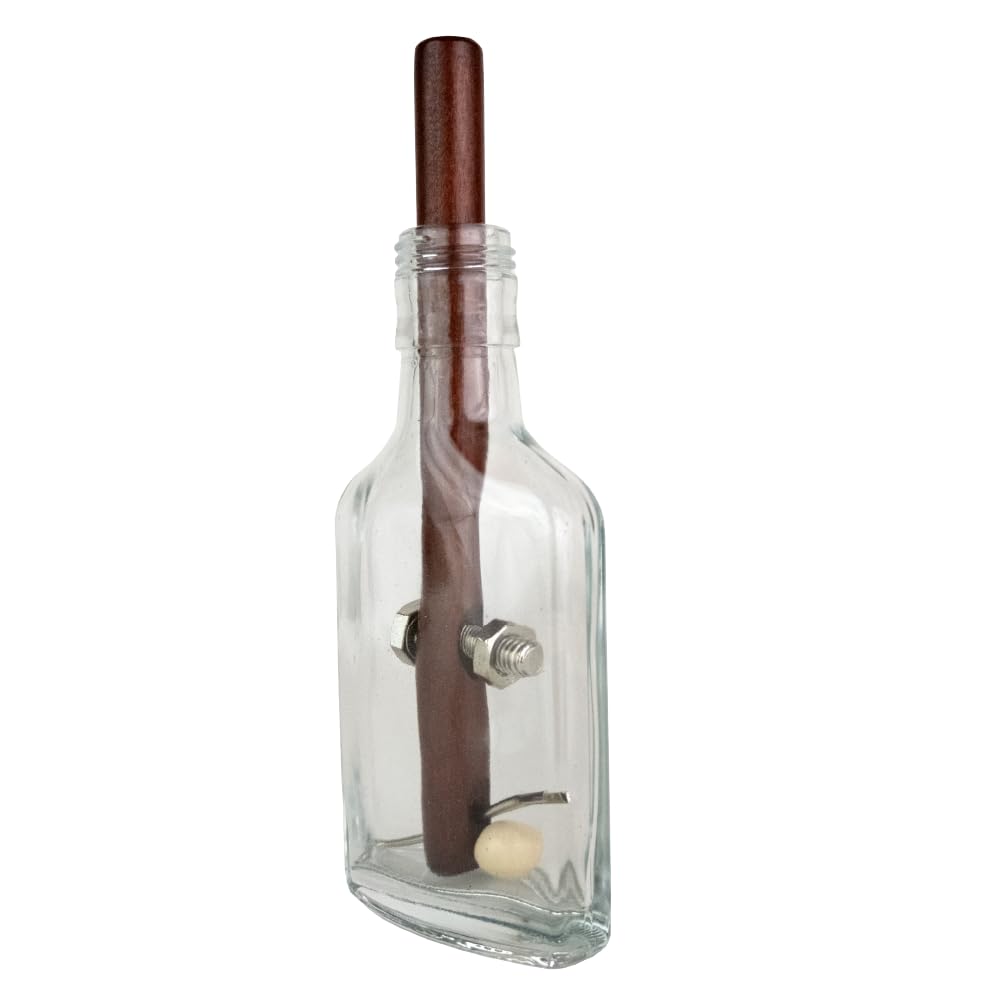 Project Genius True Genius Grecian Bottle Brain Teaser Puzzle - Wooden & Glass 1