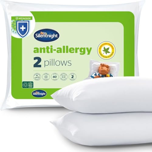 Silentnight - Anti-Allergy Collection Microfibre Pillow Pack of 2 (Twin)