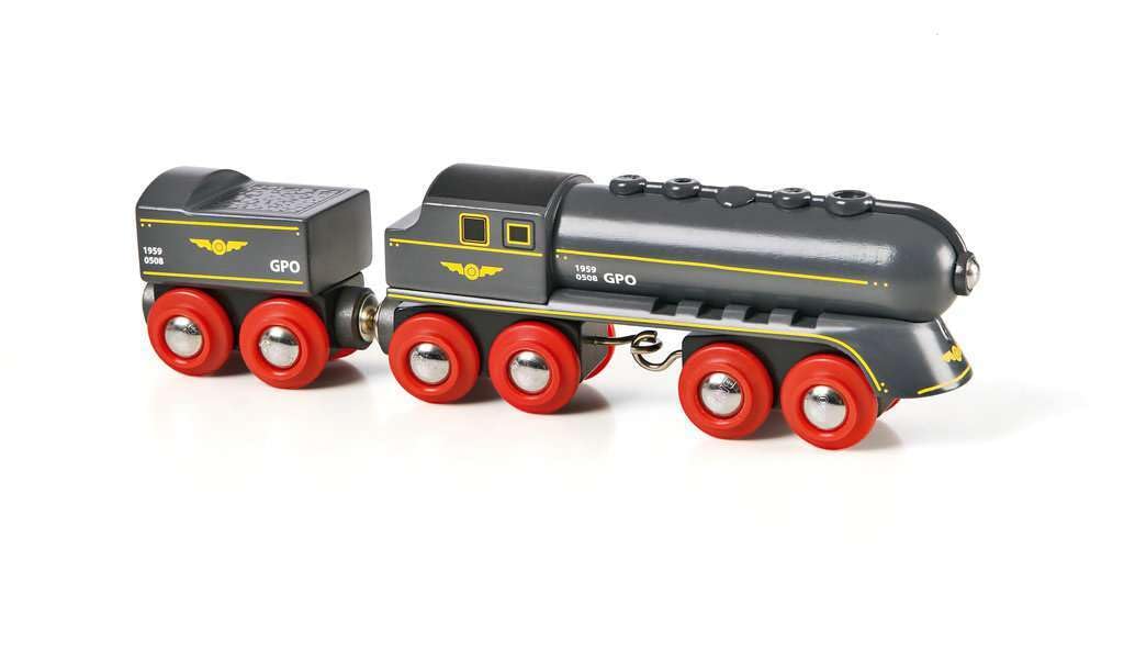 BRIO World Speedy Bullet Engine Train Toy - Wooden Educational Playset for Kids 3+ 2