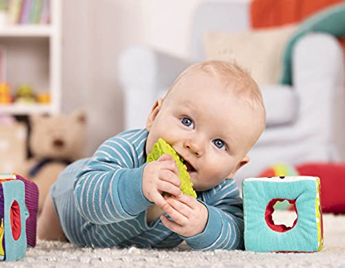 B. Toys ABC Block Party - Soft Fabric Building Blocks for Toddlers 6 Months+ 12