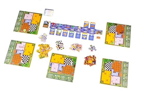 Alley Cat Games Happy Home Strategy Home Decoration Polyomino Game (ACG076)