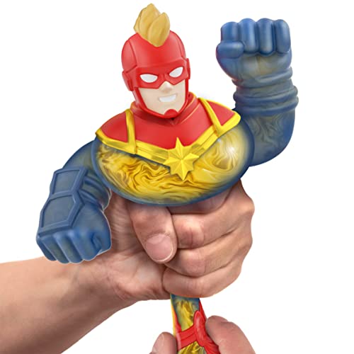 Heroes of Goo Jit Zu Captain Marvel Squishy Toy - Ages 4+ Blue (41487)