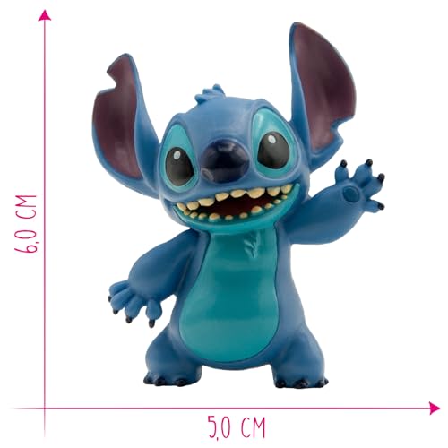 Bullyland Stitch Figure - Walt Disney Lilo & Stitch | Approx. 6 cm | Hand Painted