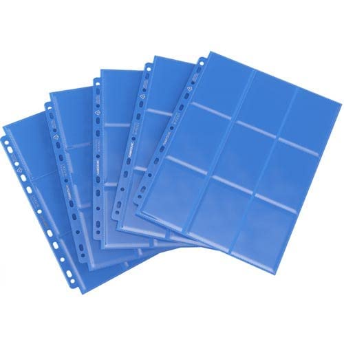 Gamegenic Sideloading 18-Pocket Pages Pack of 10 - Blue
