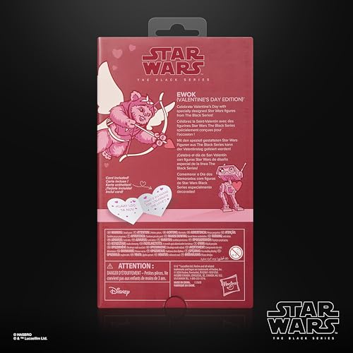 Star Wars The Black Series Ewok Valentine’s Day Edition Action Figure | 6-inch Scale | Hasbro 10