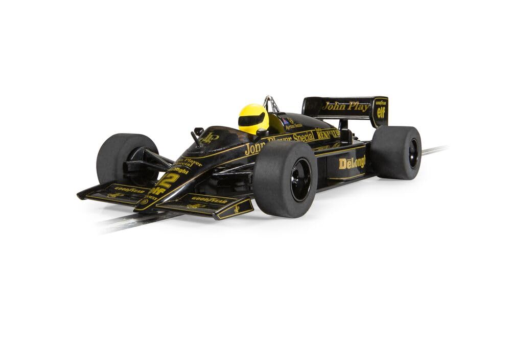 Scalextric C4529 Lotus 98T Ayrton Senna Slot Car | 1:32 Scale | Magnatraction
