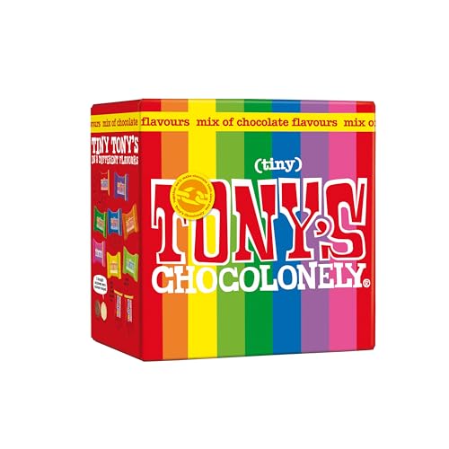 Tony's Chocolonely Tiny Tony's Chocolate Gift Box - 180g, Assorted Mini Fairtrade Chocolates