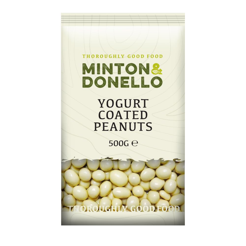 Minton & Donello Yogurt Coated Peanuts 500g - Vegetarian Snack 2