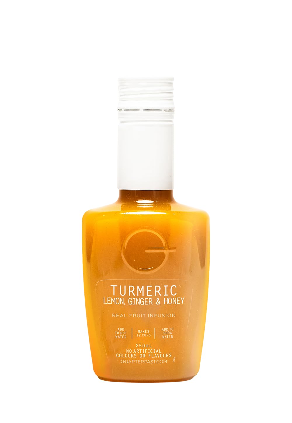 Quarterpast Turmeric, Lemon, Ginger and Honey Fruit Tea - Natural Caffeine Free | 250 ml 1