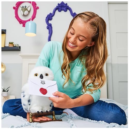 Enchanting Hedwig Interactive Harry Potter Owl - 9-inch Plush with Sounds & Movements