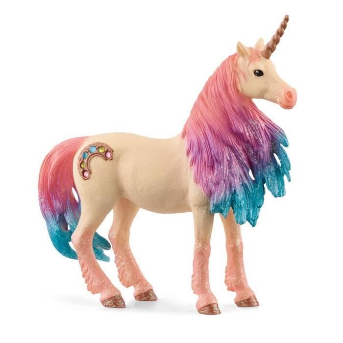 Schleich bayala Marshmallow Unicorn Mare Figurine - Piccolo Size, Multicoloured 4